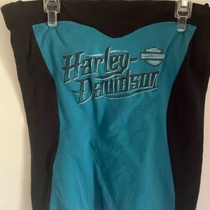 Harley Davidson strapless top